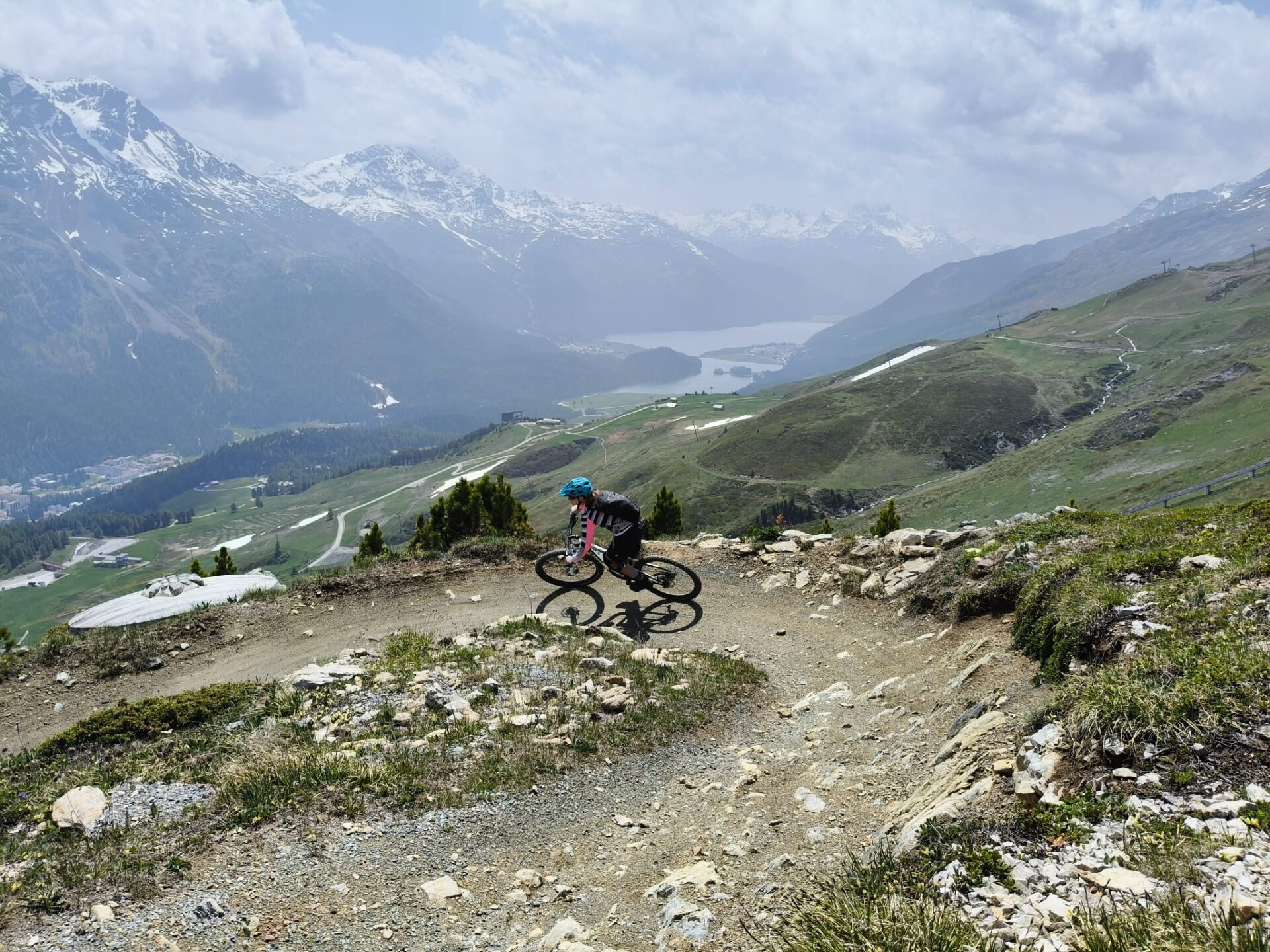 Chantal Trachsel Mountainbikereisen Engadin Pfingsten