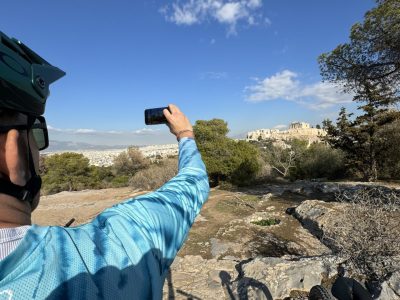 geführte Singletrail-Touren Athen mountainbikereisen.ch