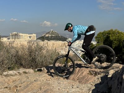 geführte Singletrail-Touren Athen mountainbikereisen.ch