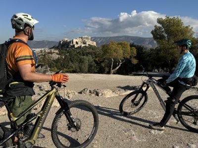 geführte Singletrail-Touren Athen mountainbikereisen.ch