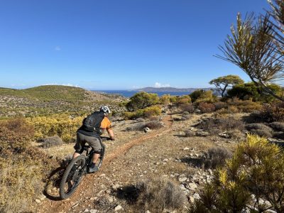 geführte Singletrail-Touren Athen mountainbikereisen.ch